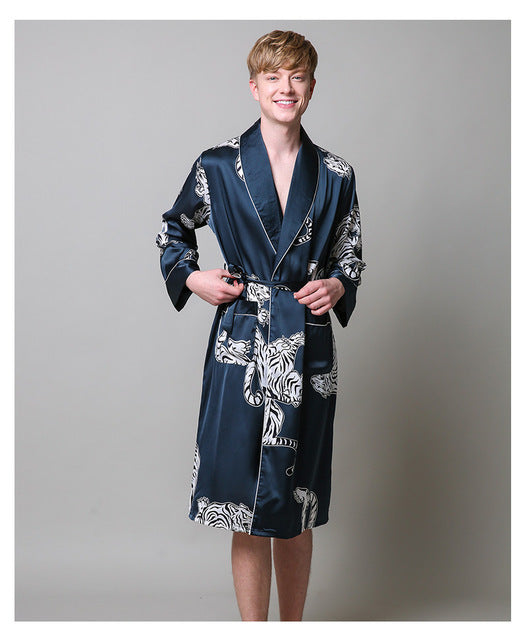 Silk skin robe