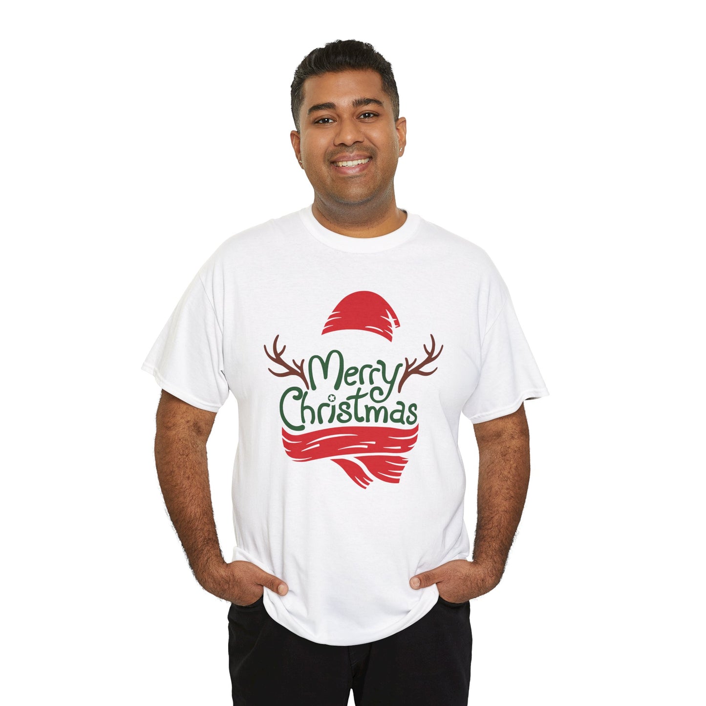 Merry Christmas, Heavy Cotton T-Shirt