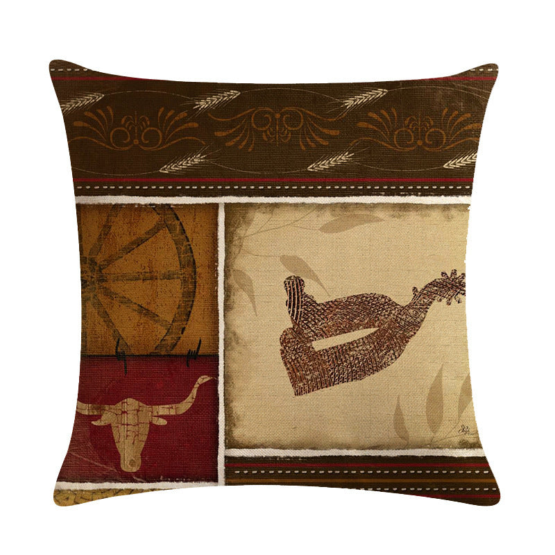 Cowboy Decorative Throw Pillow Cushion Covers