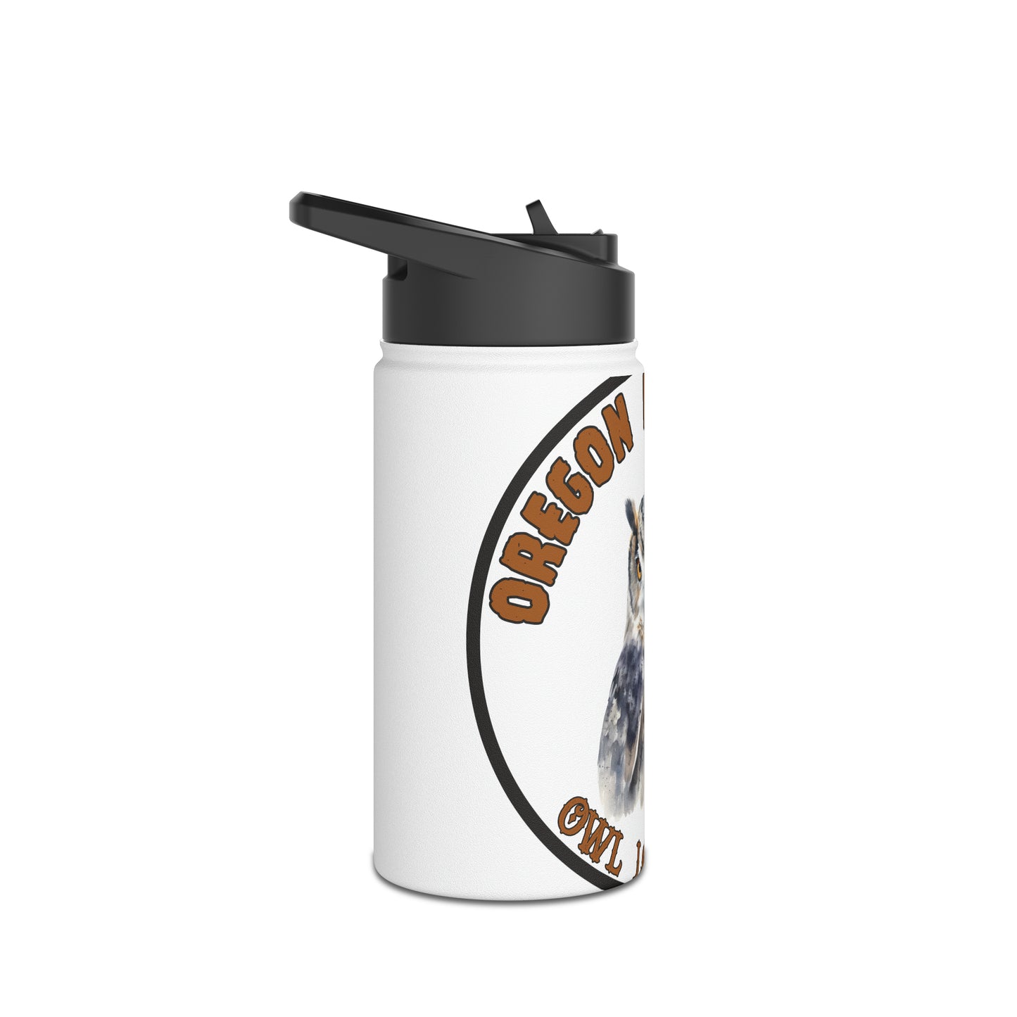 Oregon Mining Co. Owl Lovers Dig. Stainless Steel Water Bottle