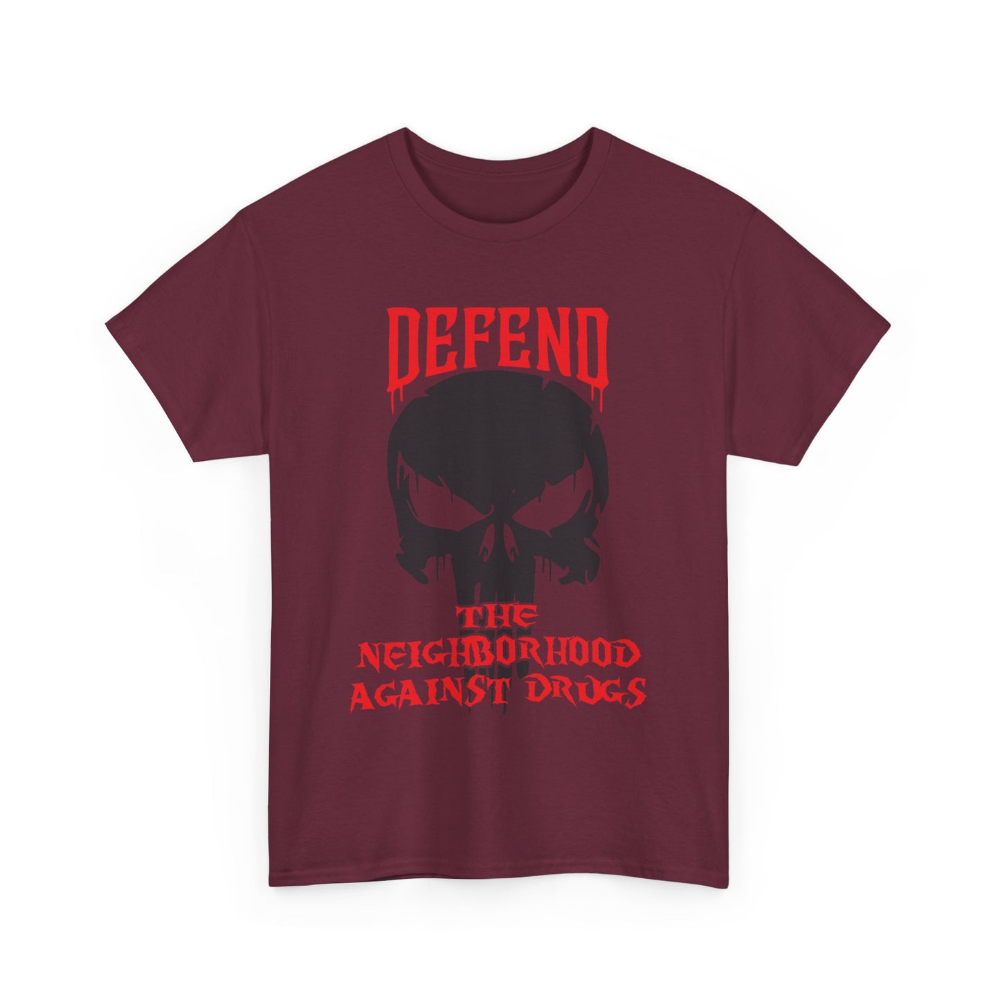 Defend the Neighborhood Against Drugs. Heavy Cotton T-Shirt