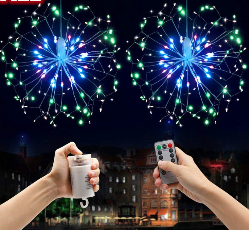 LED Fireworks Light String