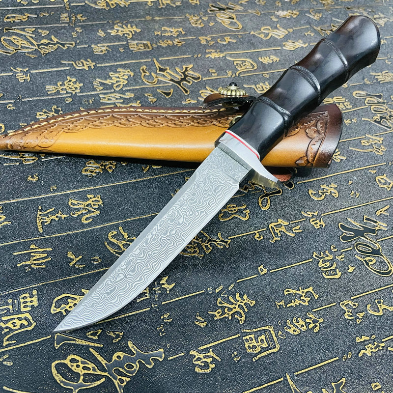 Damascus Steel Camping Knife