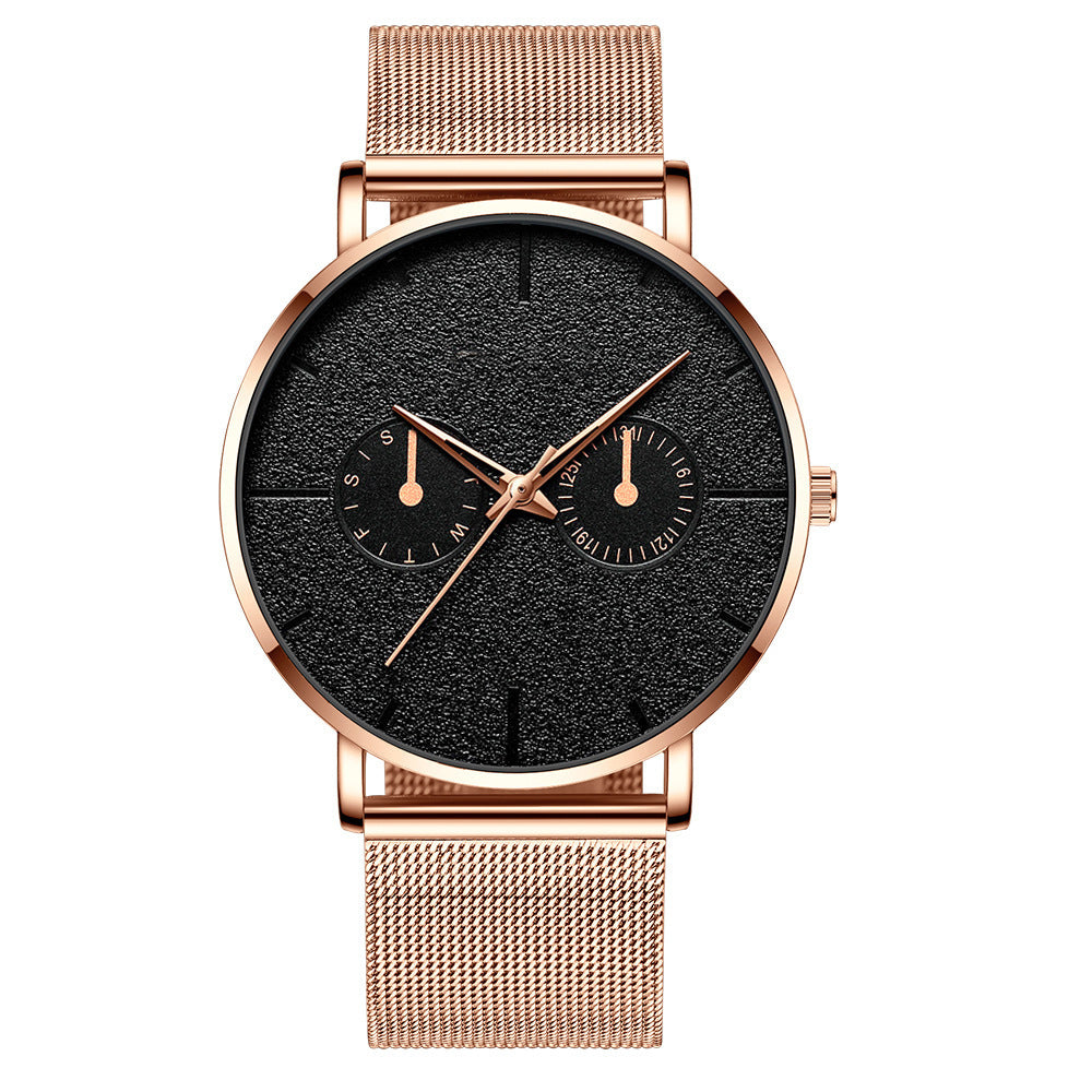 Sleek Men's Mesh Band Watch