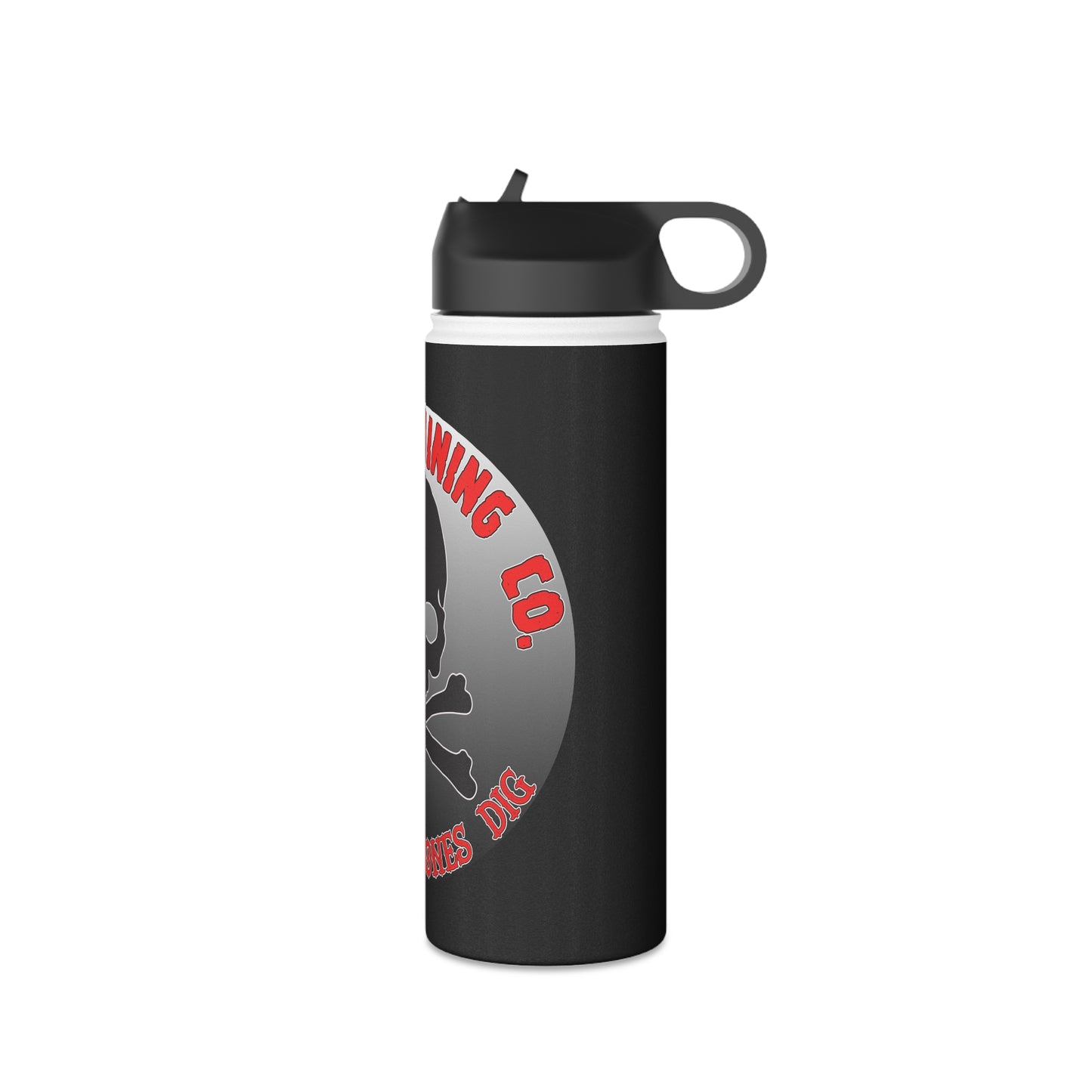 Oregon Mining Co. Skull & Bones Dig. Stainless Steel Water Bottle