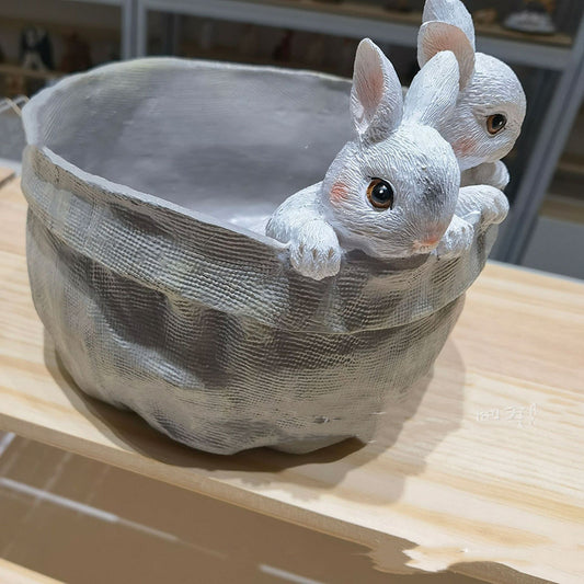 Garden Decoration Pocket Bunny Succulent Planter