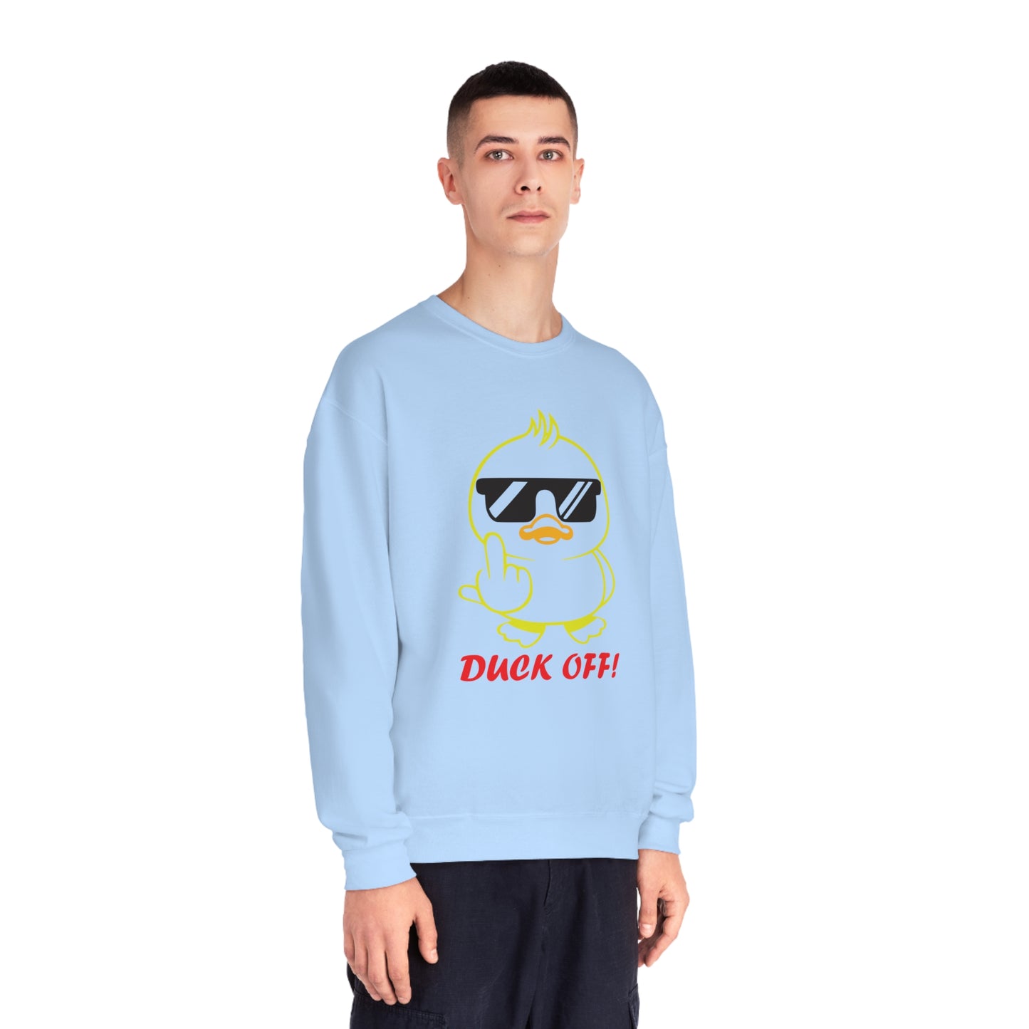 Duck Off, Unisex NuBlend® Crewneck Sweatshirt