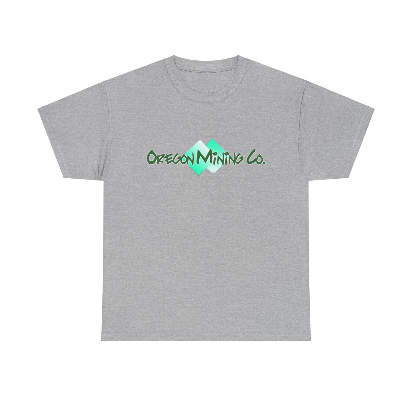 Oregon Mining Co. Logo. Heavy Cotton T-Shirt