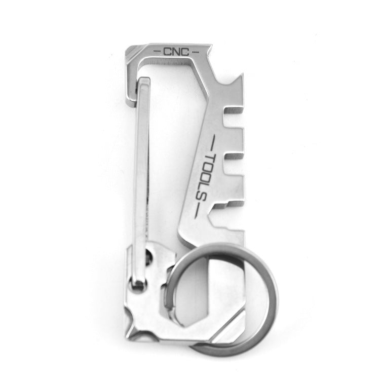 Stainless Steel Outdoor Multifunctional Tool Keychain