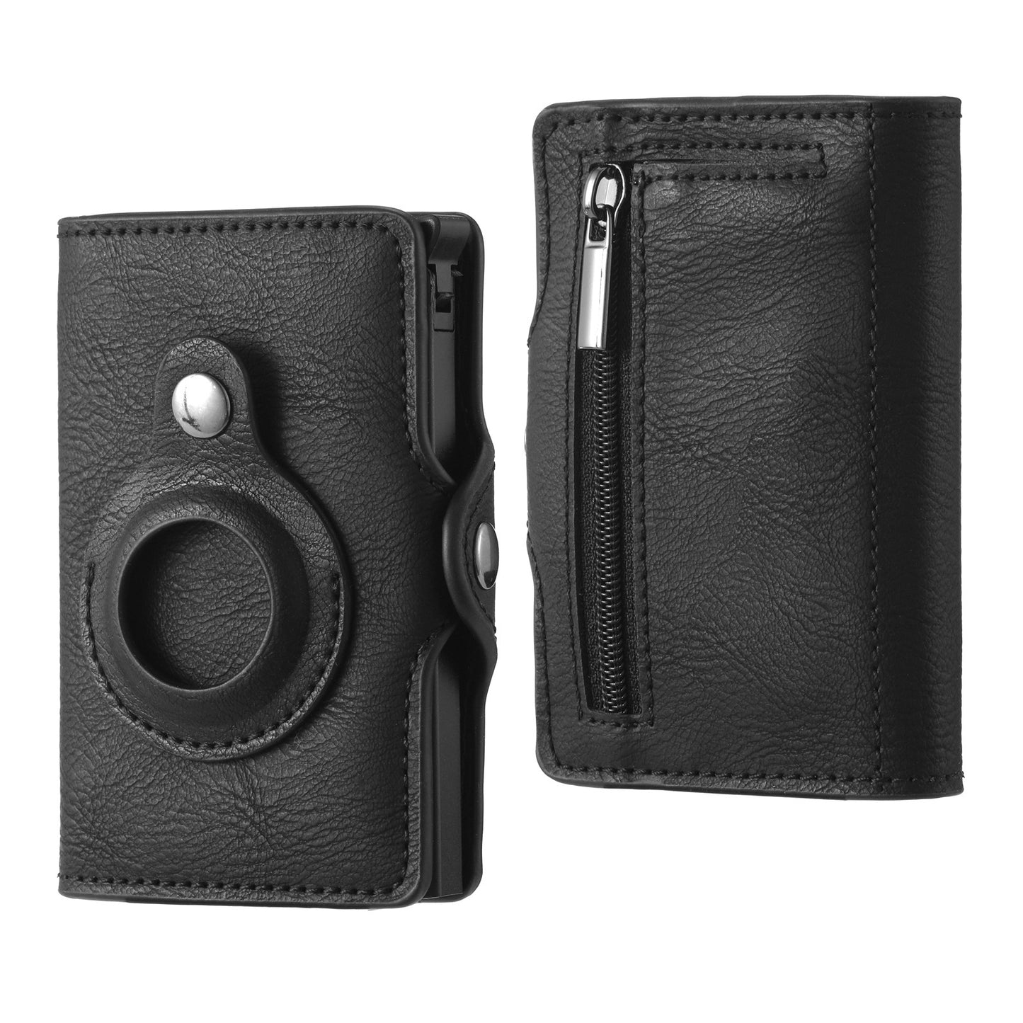 Men's Tracker Card Clamp Metal Card Holder Wallet