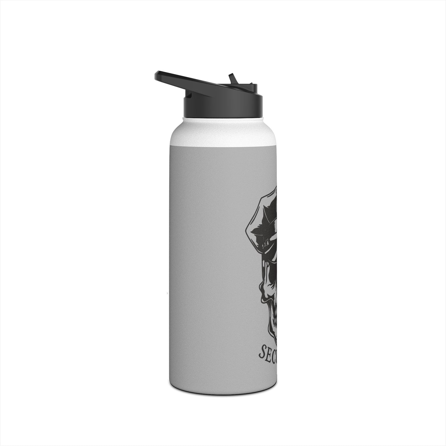 Security Skull. Stainless Steel Water Bottle