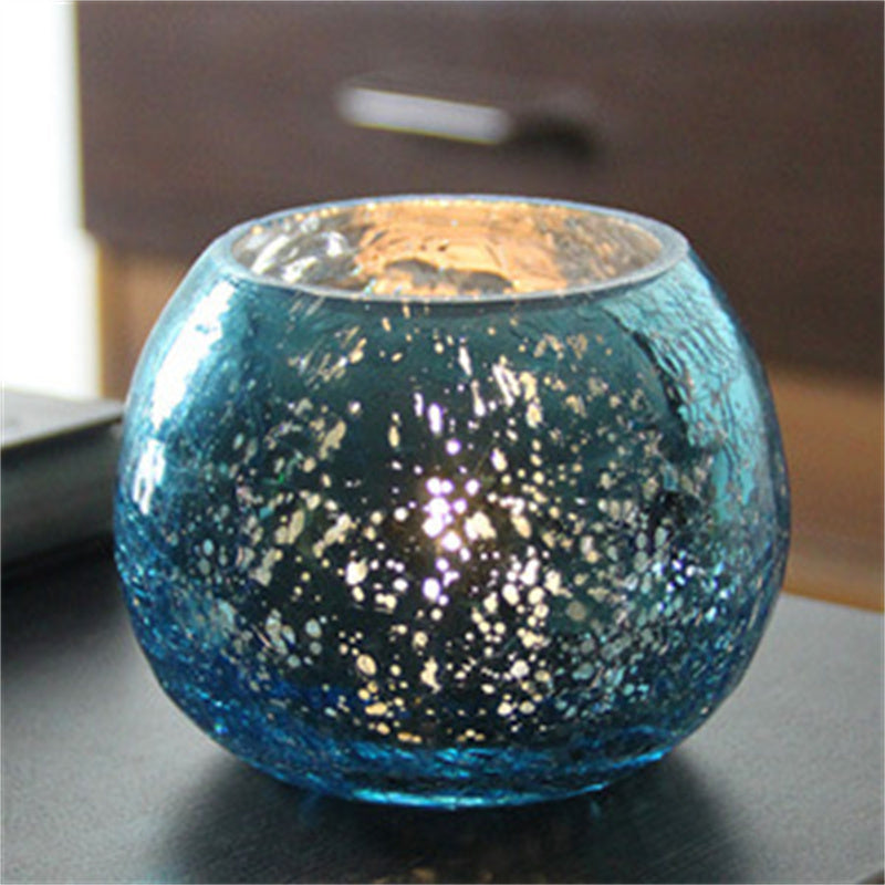 Christmas Glass Ball Candle Holder