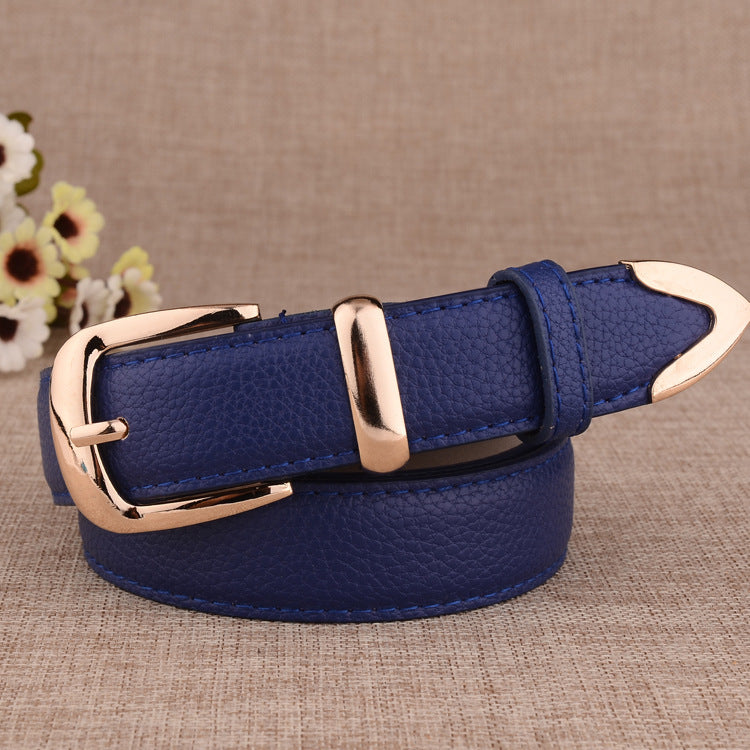 Casual Imitation Leather Belt