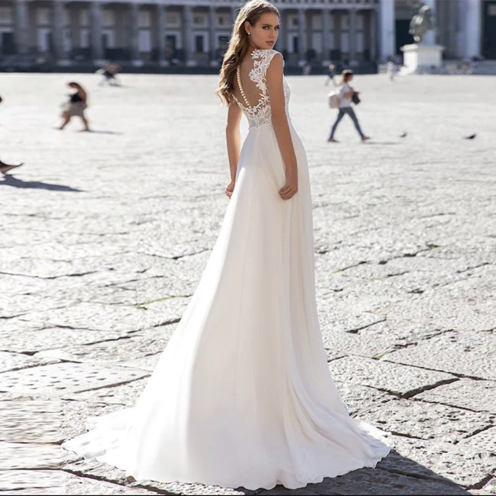 Chiffon Wedding Dress