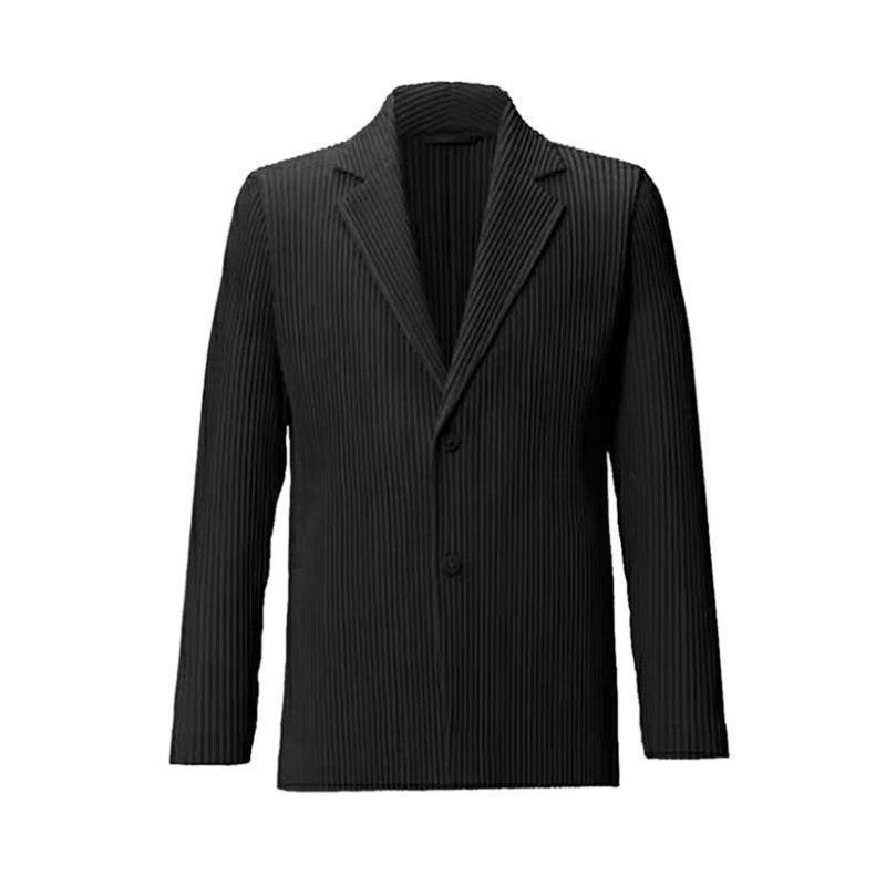 Pleated Suit Blazer