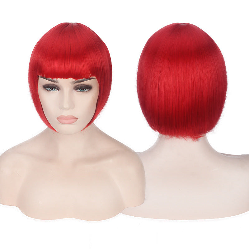 cosplay wig short hair bob