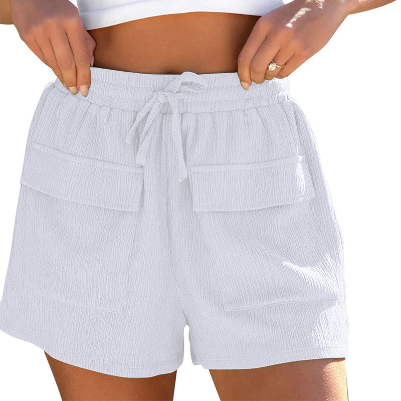 Womens Drawstring Shorts with Pockets