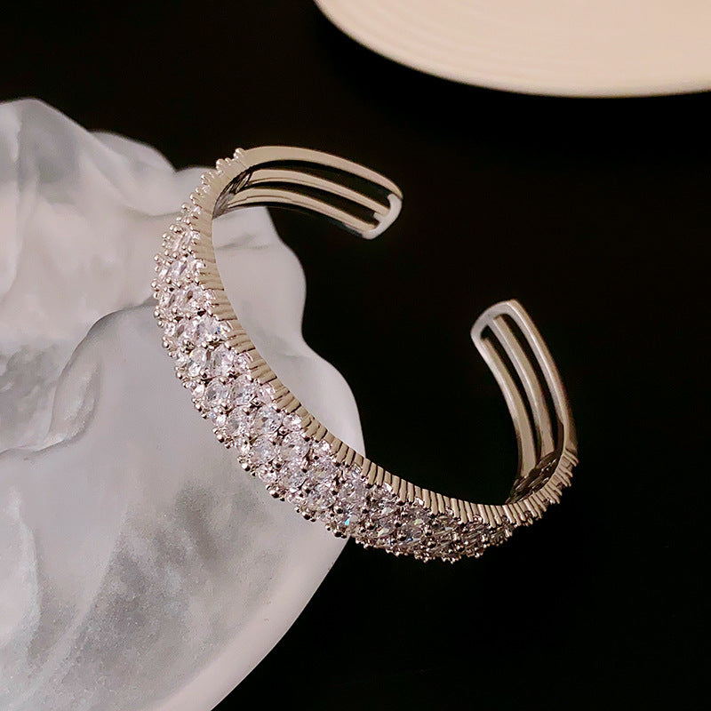 Zircon Open-ended Bracelet