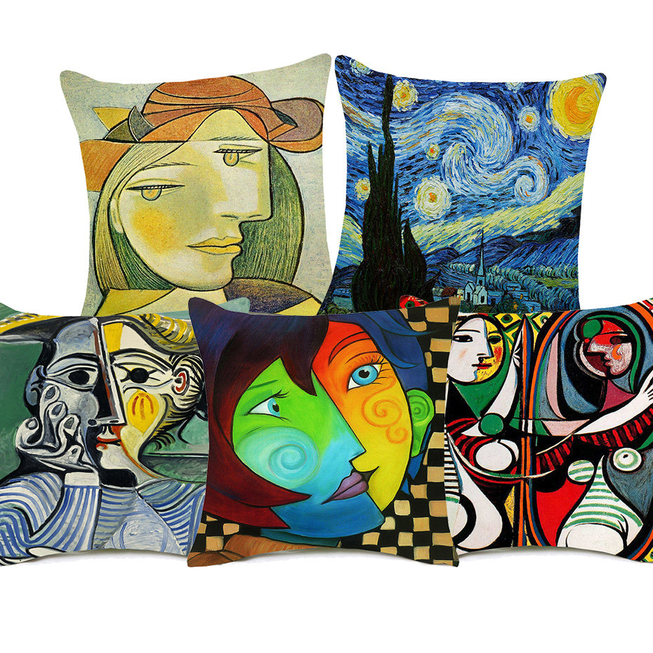 Artistic pillowcase