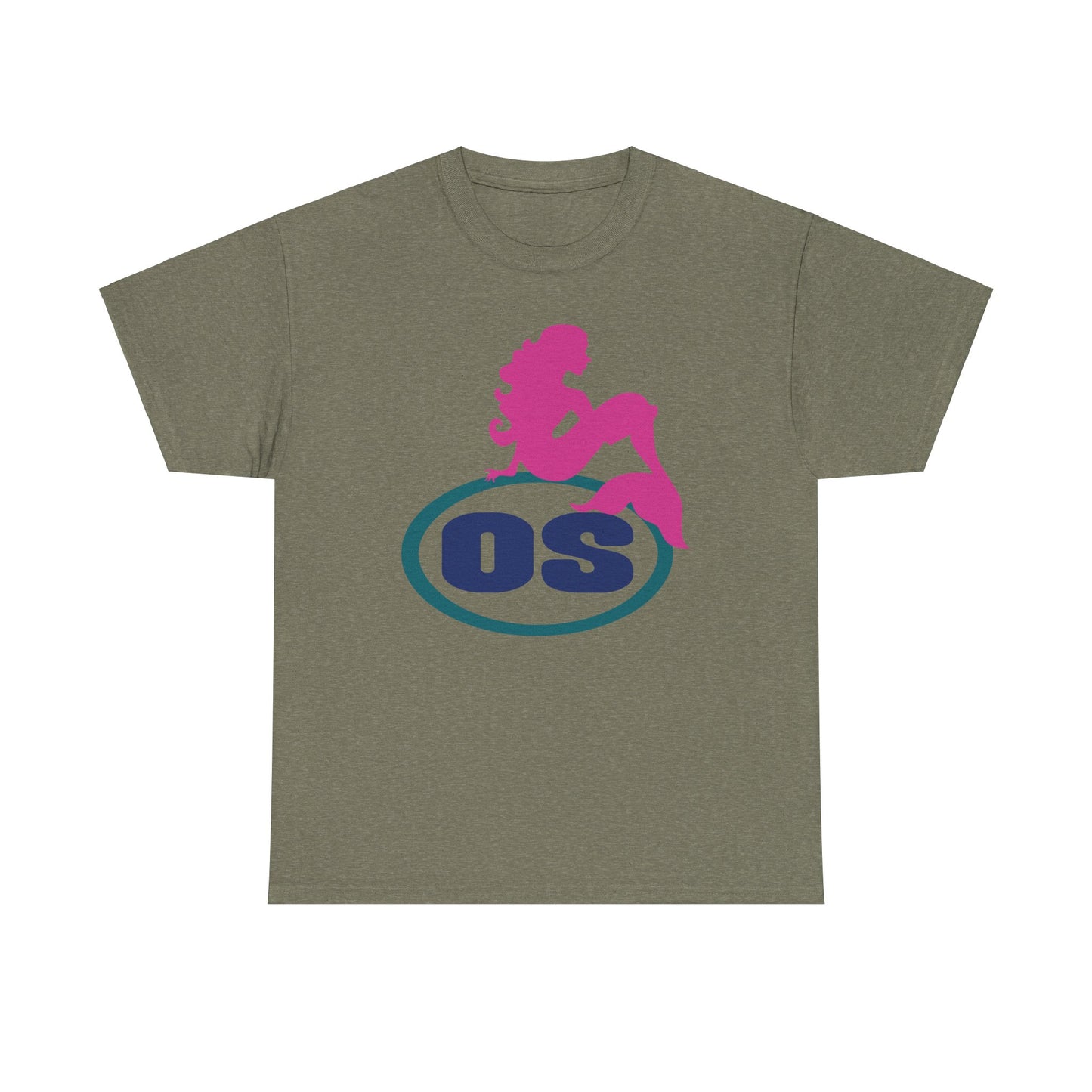 OS, Ocean Shores Mermaid, Heavy Cotton T-Shirt