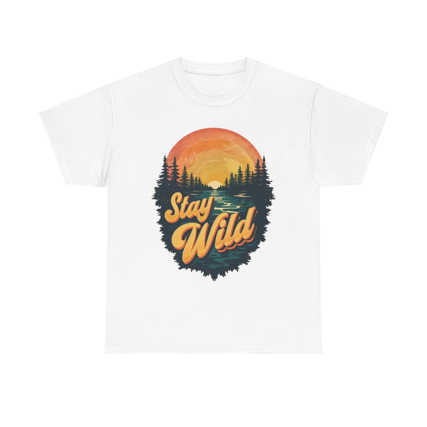 Stay Wild. Heavy Cotton T-Shirt