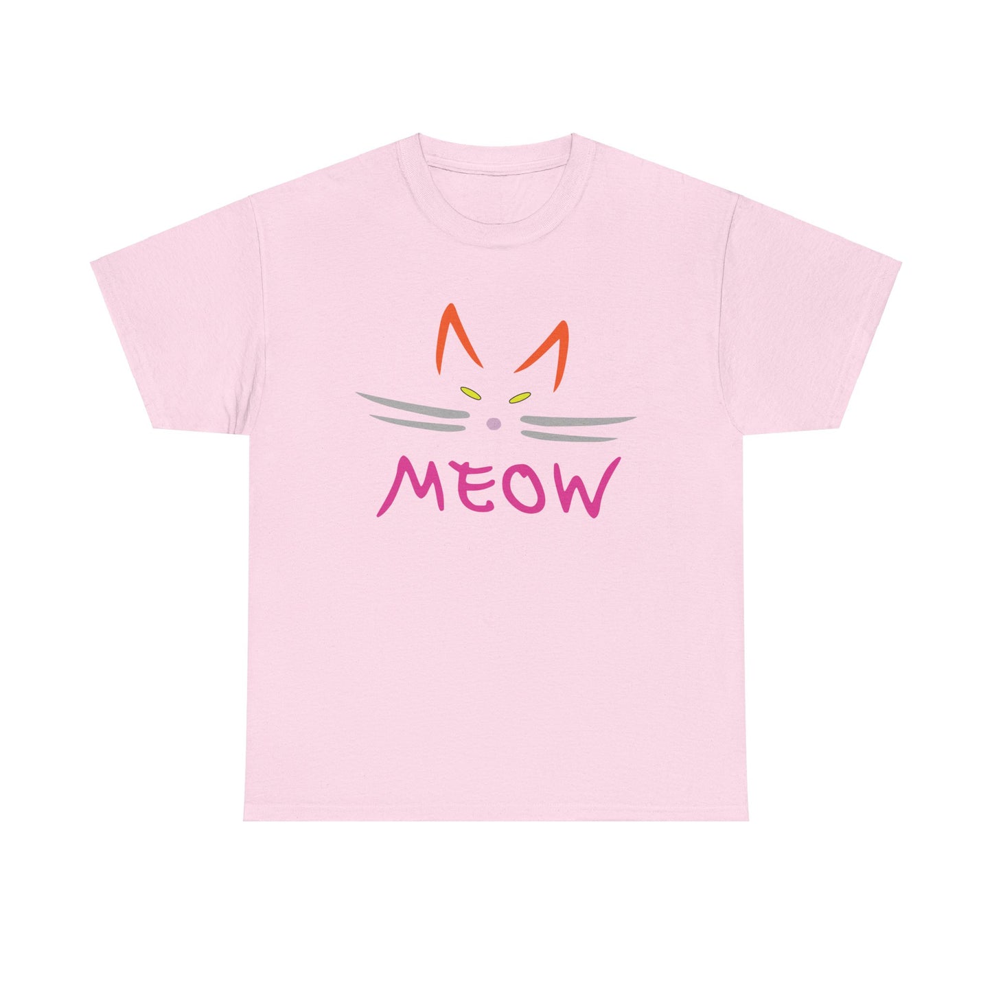 Meow. Heavy Cotton T-Shirt