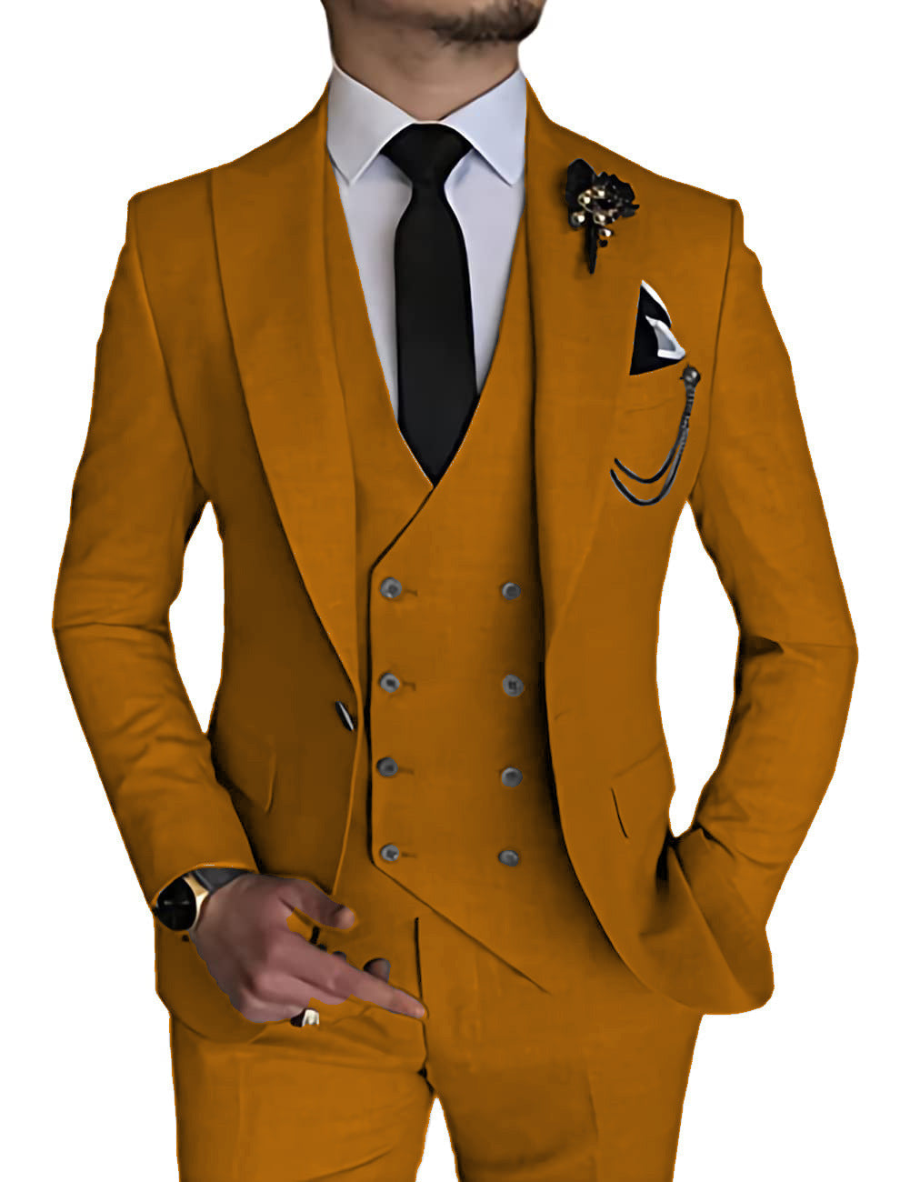 Business Casual Three-piece Suit