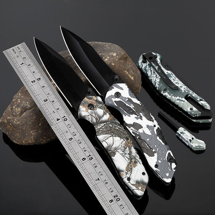 Camo Flint High Hardness Folding Knife