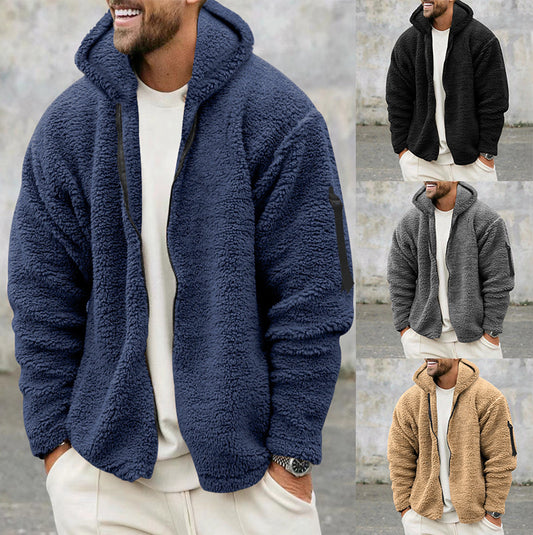 Plush Hooded Jacket