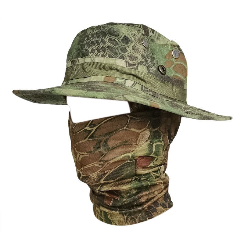 Sun-proof Bucket Hat with Mask