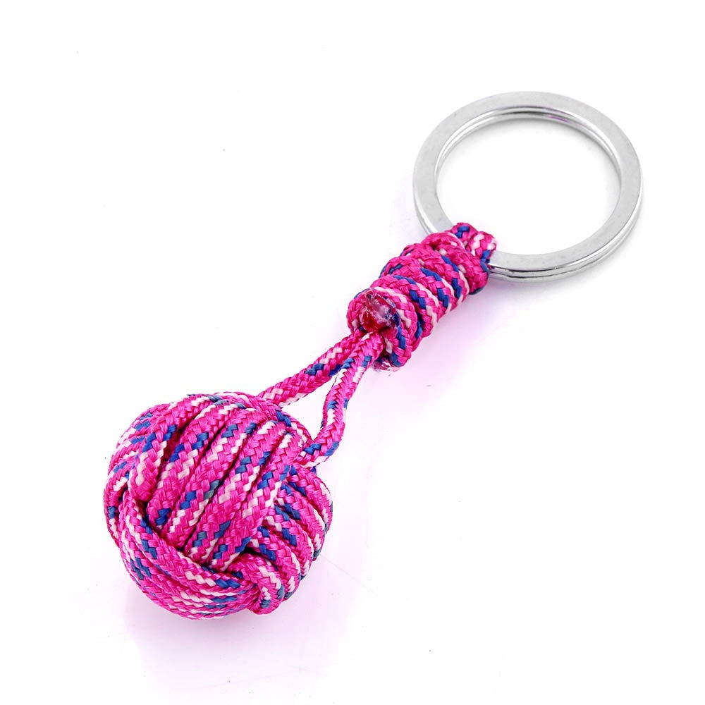 Monkeys Fist Ball Rope Keychain