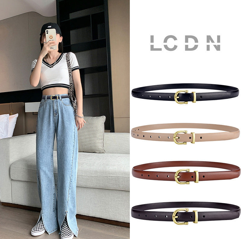 Antique Retro Simple Thin Belt