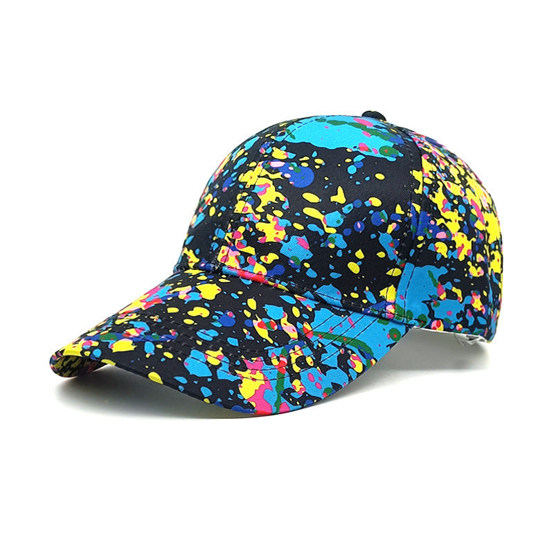 Trendy Painted Peaked Cap