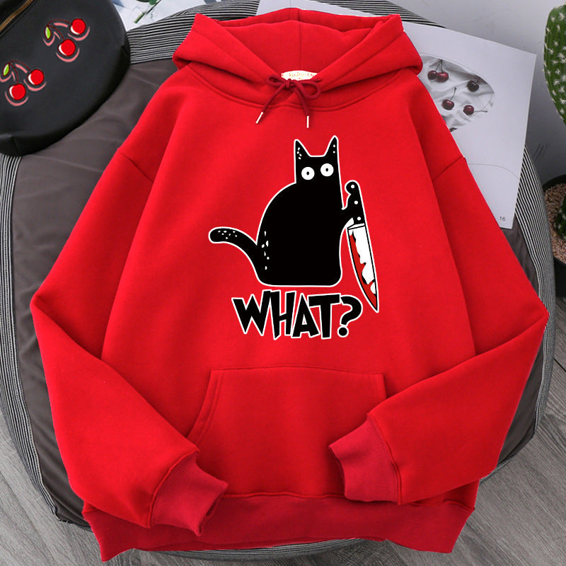 Killer Black Cat Hoodie