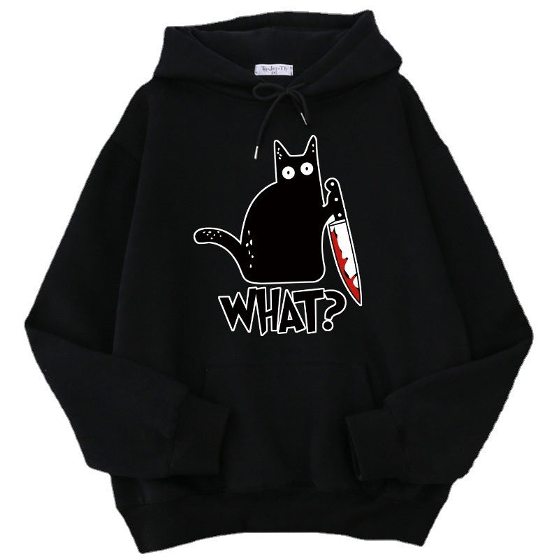 Killer Black Cat Hoodie