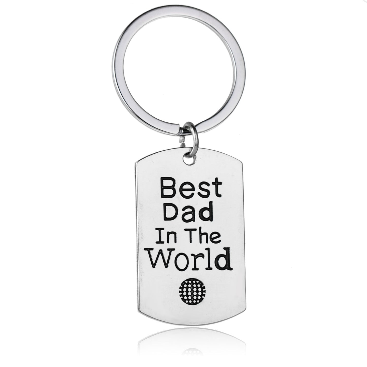 Best Dad In The World Keychain