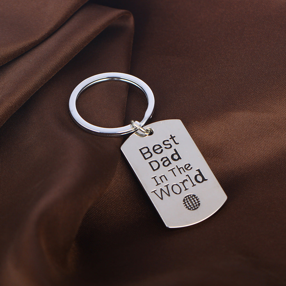 Best Dad In The World Keychain