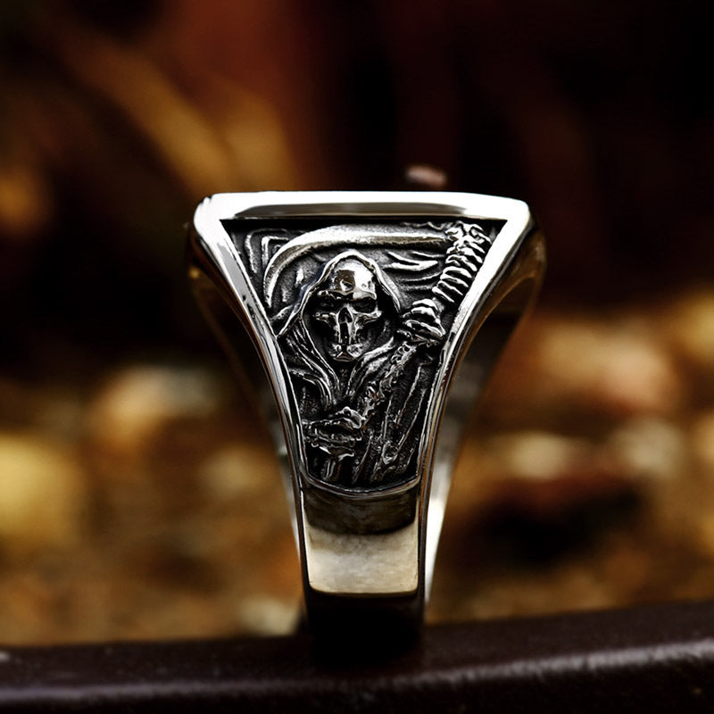 Men's Stainless Steel Reaper Ring