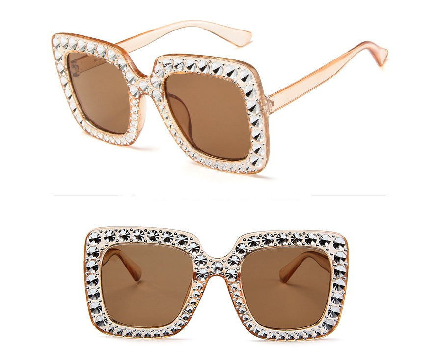 Square diamond sunglasses