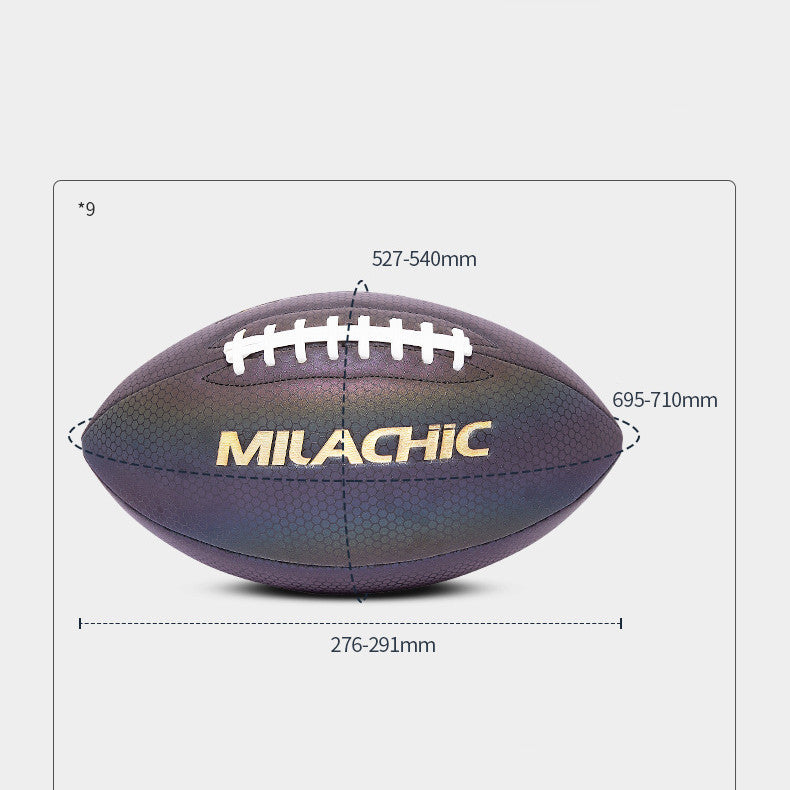 Luminous Reflective Rugby Ball