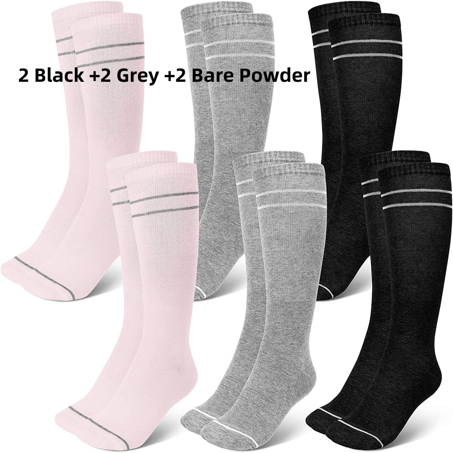 Elastic Compression Mid-calf Socks