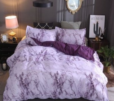 Marble four-piece bedding set