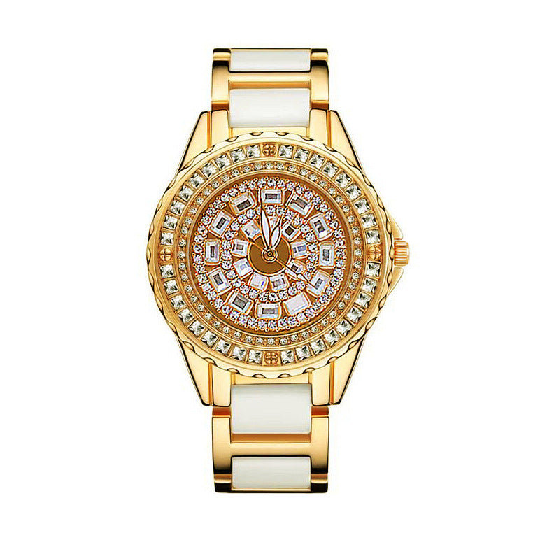 Simple Full Diamond Watch