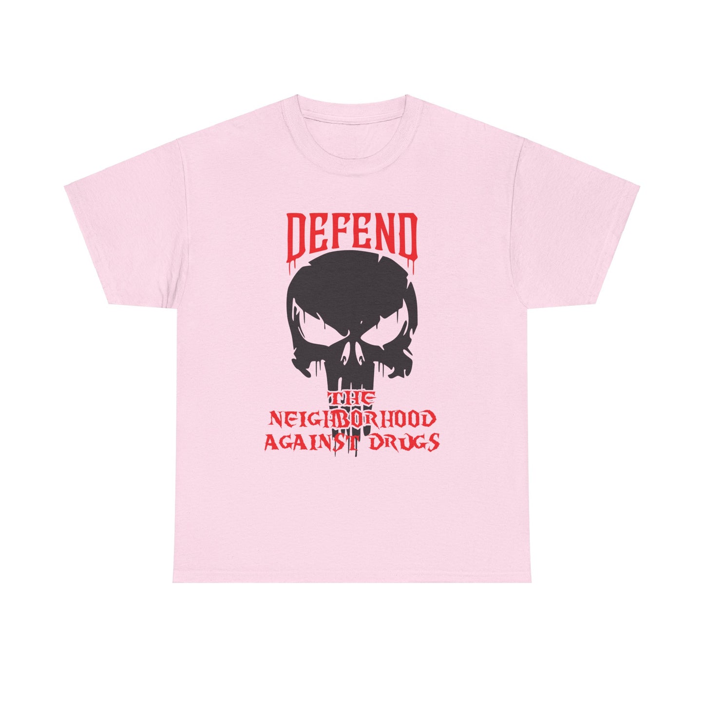 Defend the Neighborhood Against Drugs. Heavy Cotton T-Shirt