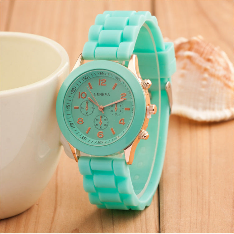 Geneva jelly silicone watch