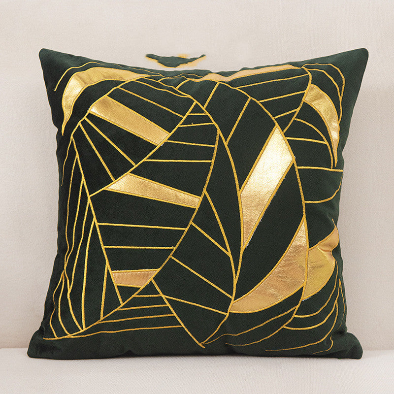 Dutch velvet gilded pillow case