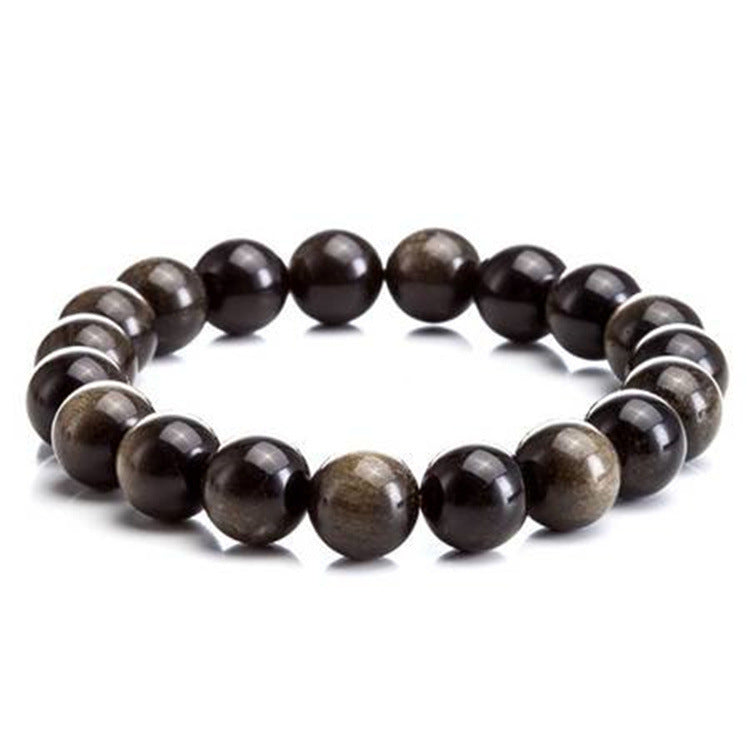 Natural Stone Obsidian Bracelet