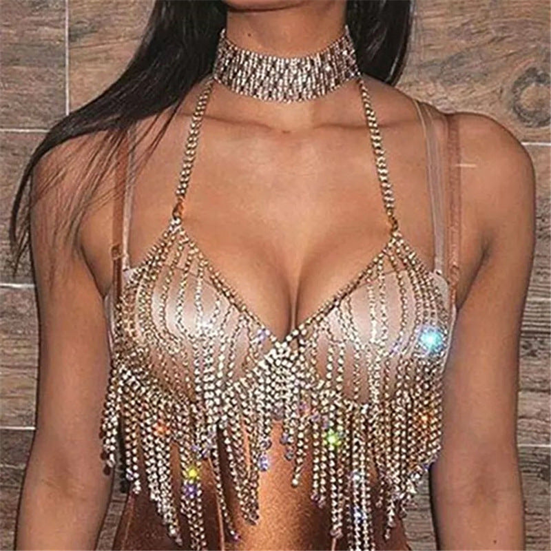 Diamond Fringed Body Chain