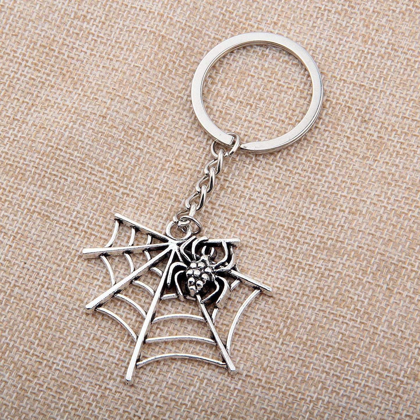 Spider Web Key Chain