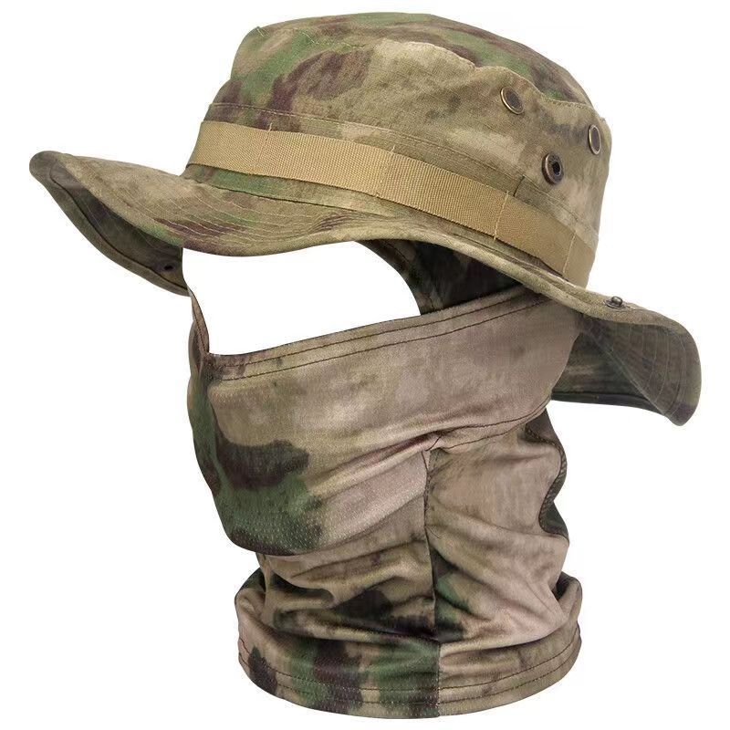 Sun-proof Bucket Hat with Mask